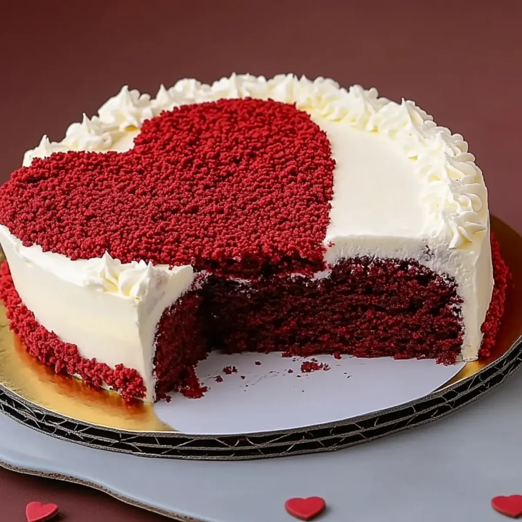 Delicious Small Red Velvet Heart Cake Recipe for Sweet Celebrations
