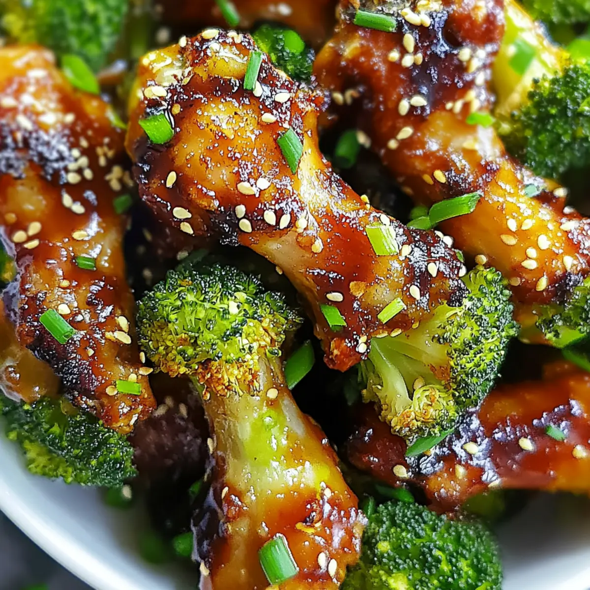 SUPER BOWL Broccoli Wings (Healthy Game Day Snack)