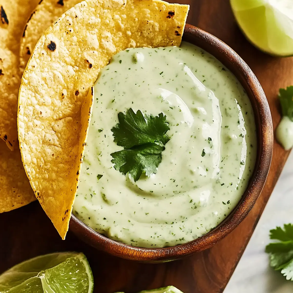 Creamy Cilantro Lime Taco Sauce