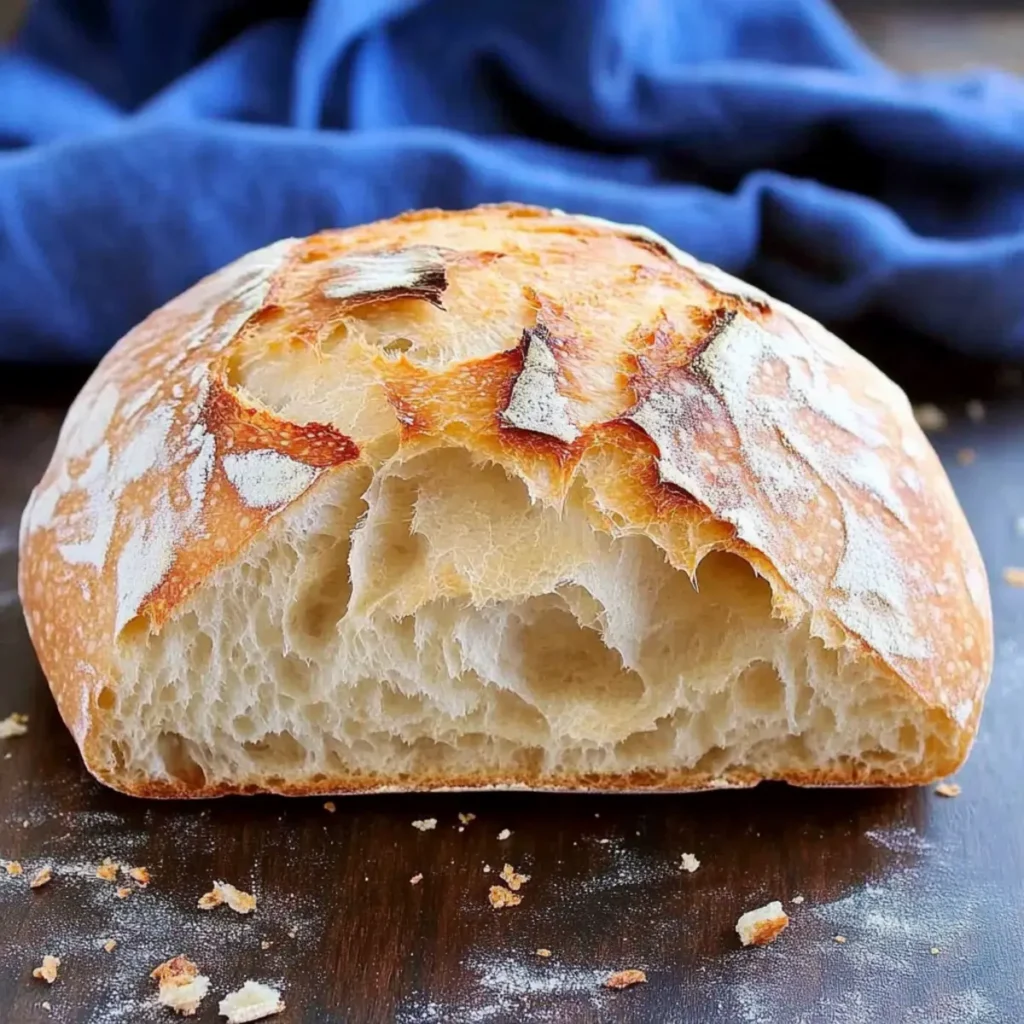 Rustic Italian Crusty Bread