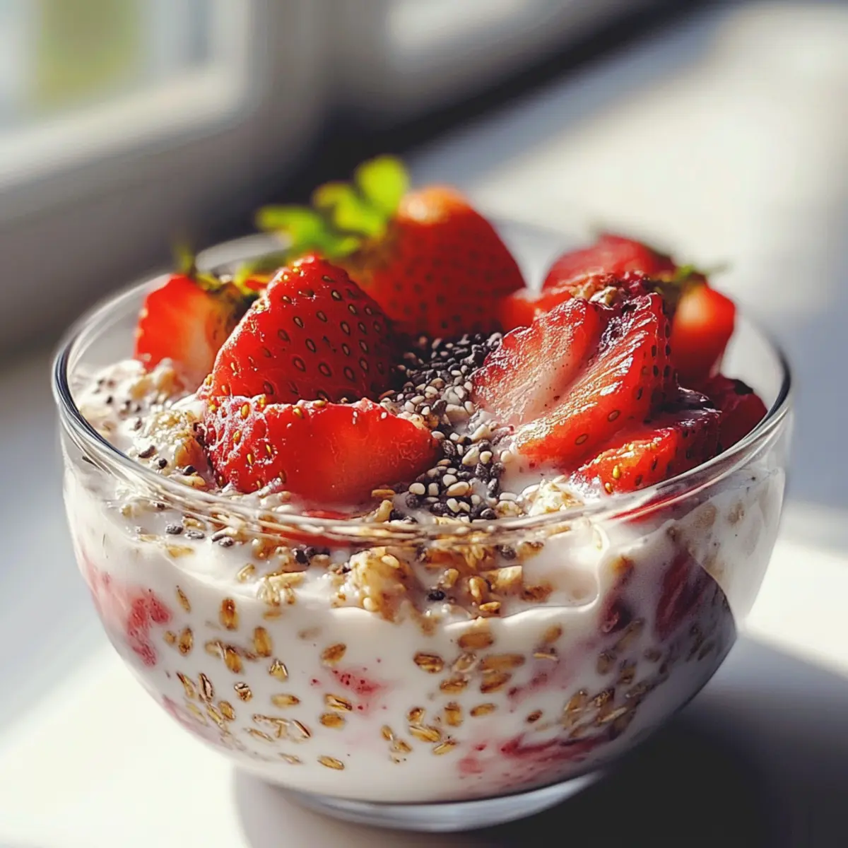 Strawberry Overnight Oats