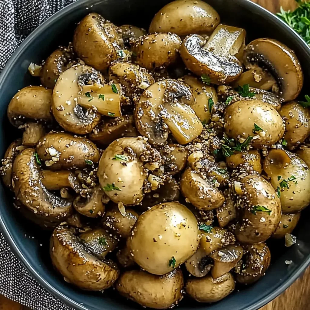 Delicious Cowboy Mushrooms Sautéed in Flavorful Cowboy Butter