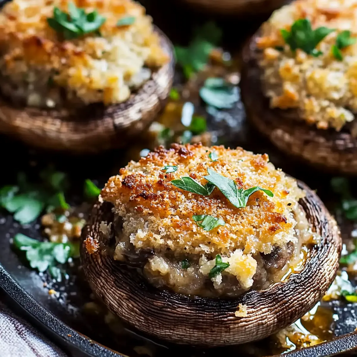 Easy Stuffed Mushrooms