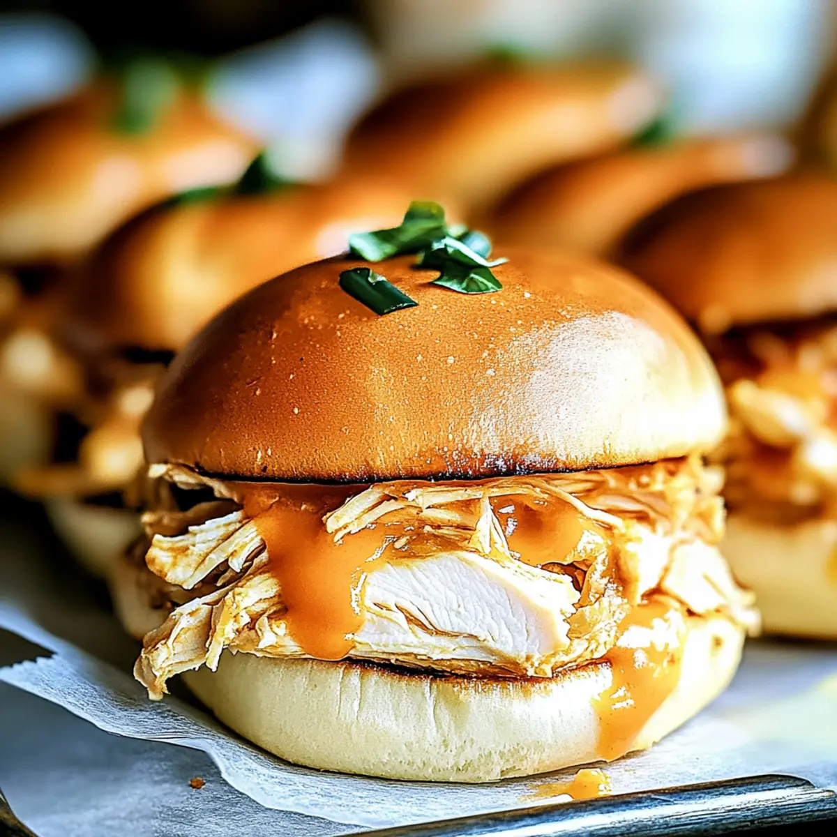 Chicken and Cheese Sliders