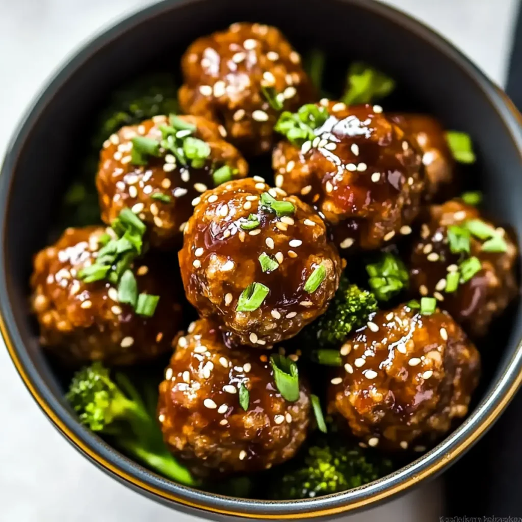 Easy Firecracker Meatballs Recipe with Spicy Honey Sauce