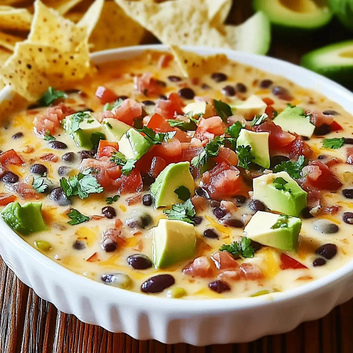 Cheesy Black Bean Dip