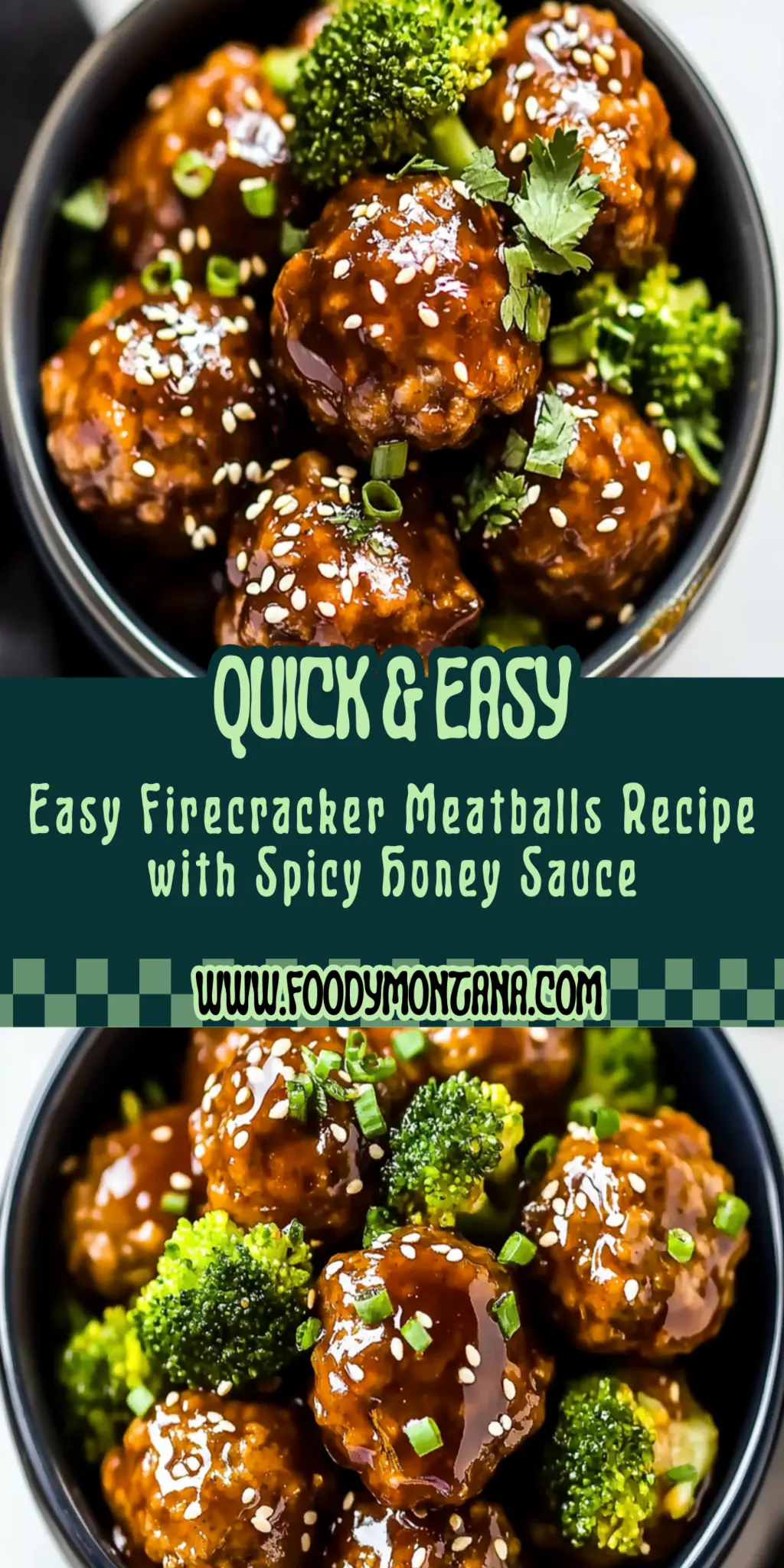 Easy Firecracker Meatballs Recipe with Spicy Honey Sauce