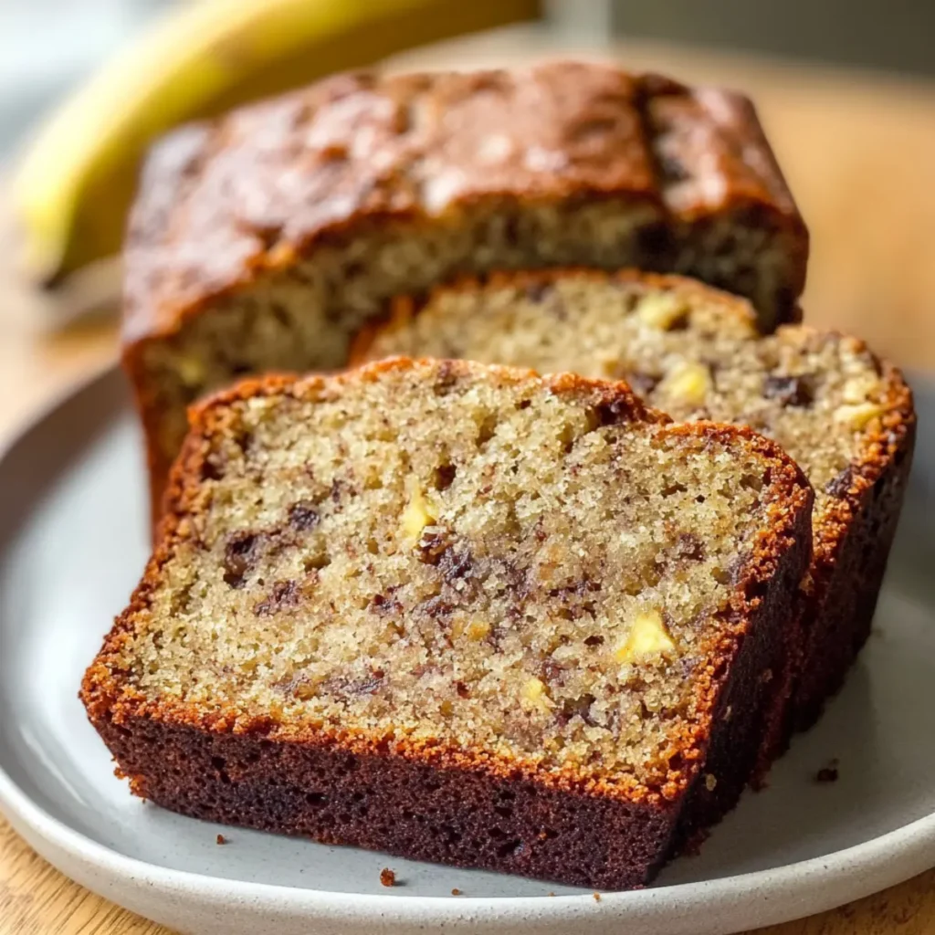 Moist & Easy Banana Bread