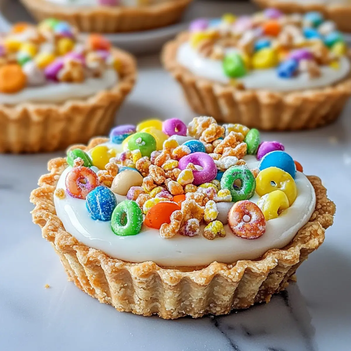 Cereal Milk Tartlets