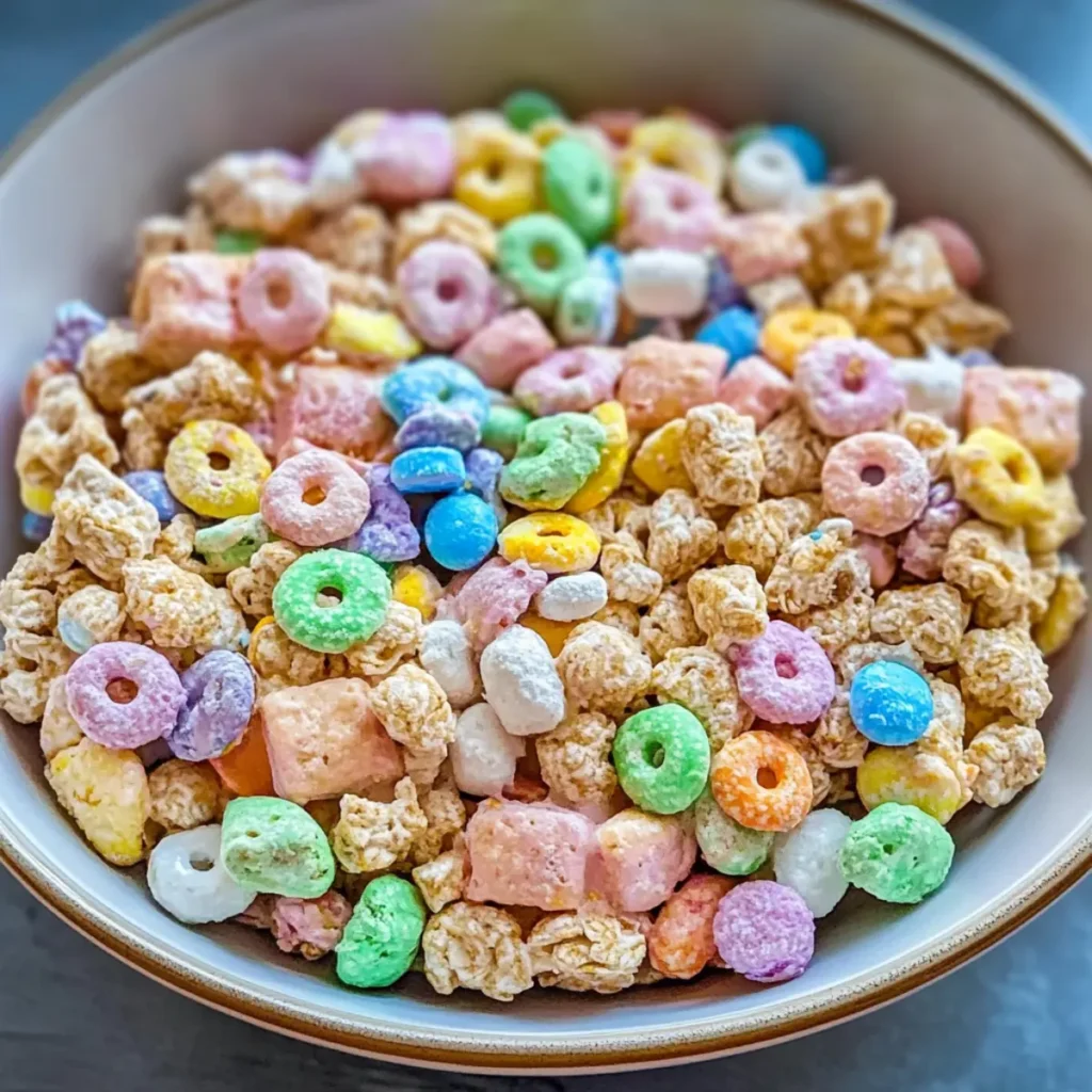 Homemade Lucky Charm Cereal Bars