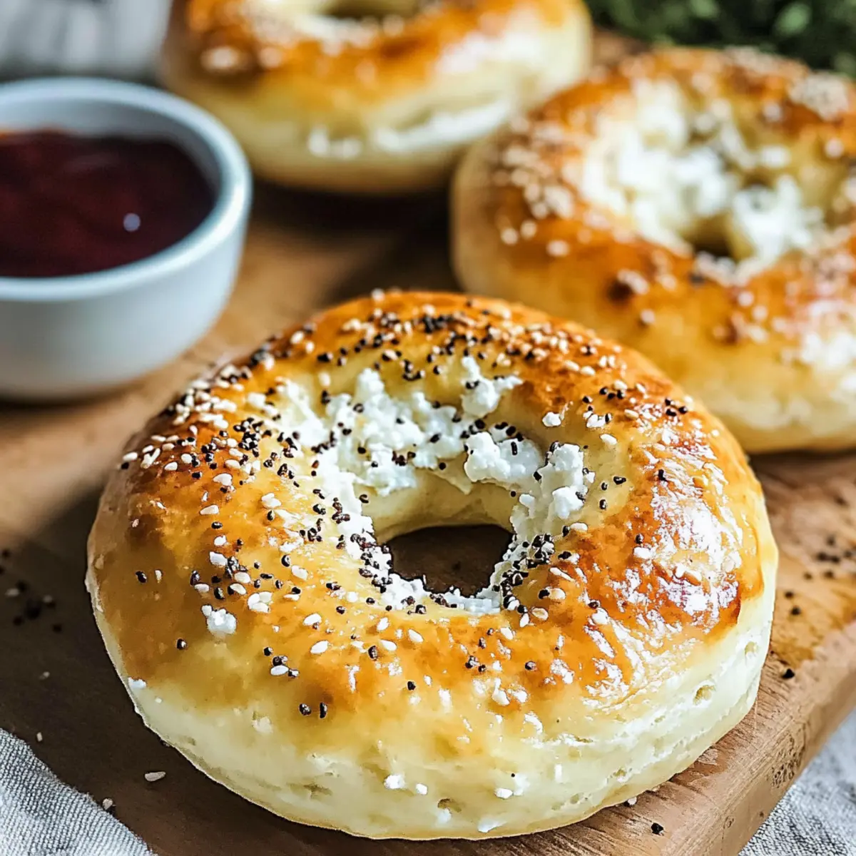 Keto Cottage Cheese Bagels
