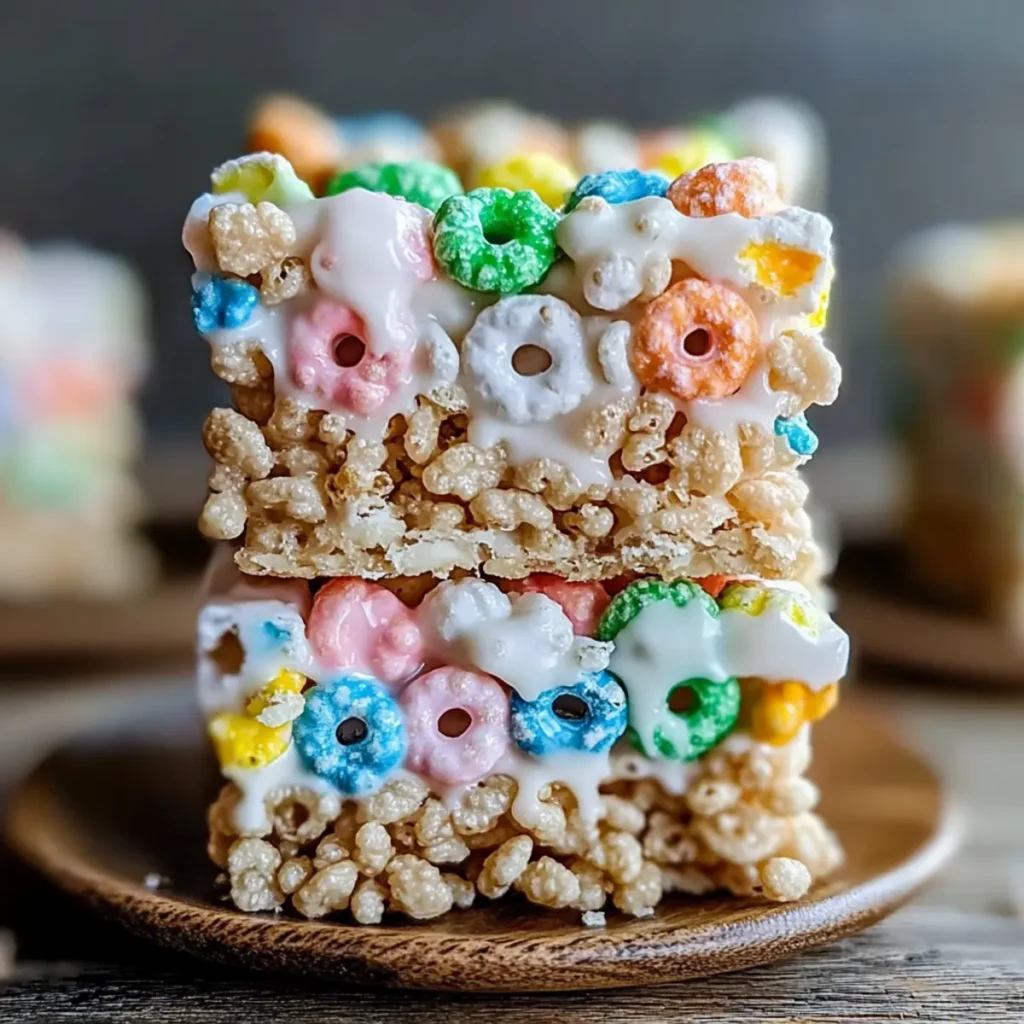 Lucky Charm Rice Crispy Treats