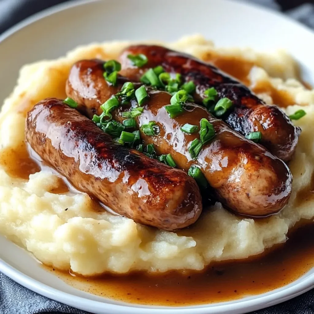Easy Hearty Bangers and Mash