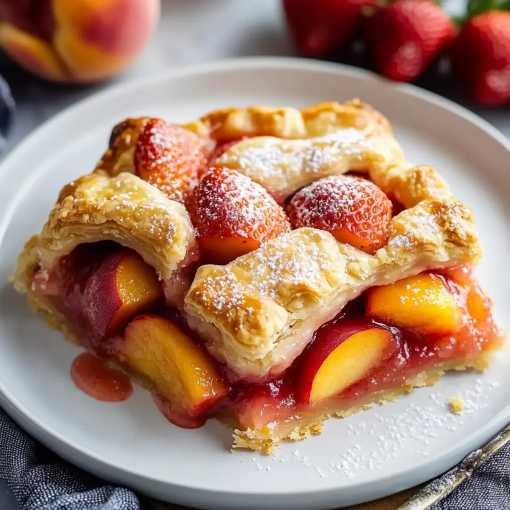 Strawberry Peach Pie Bites