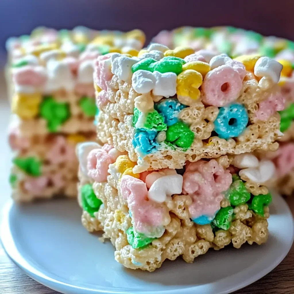 Lucky Charms Rice Krispie Treats
