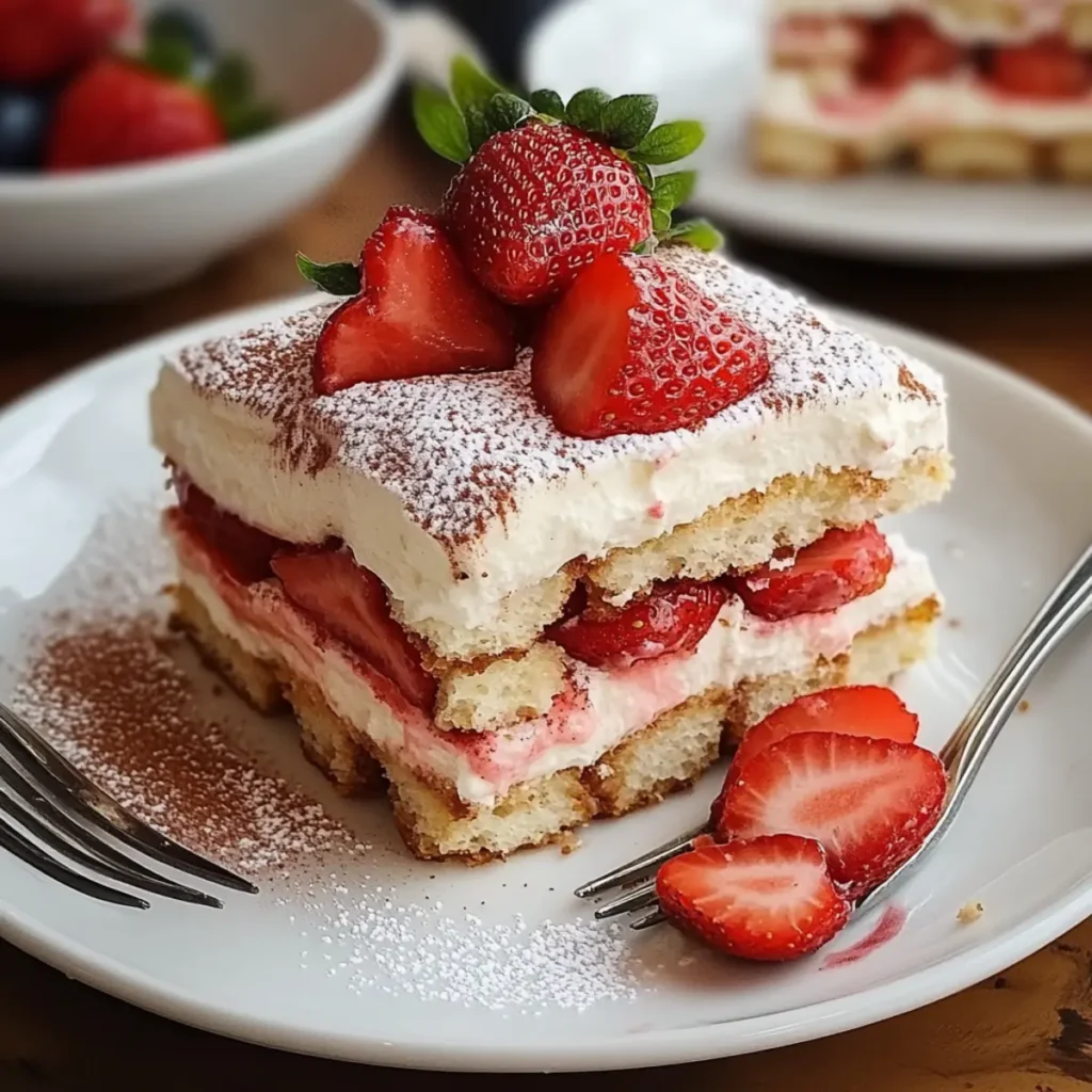 Strawberry Tiramisu