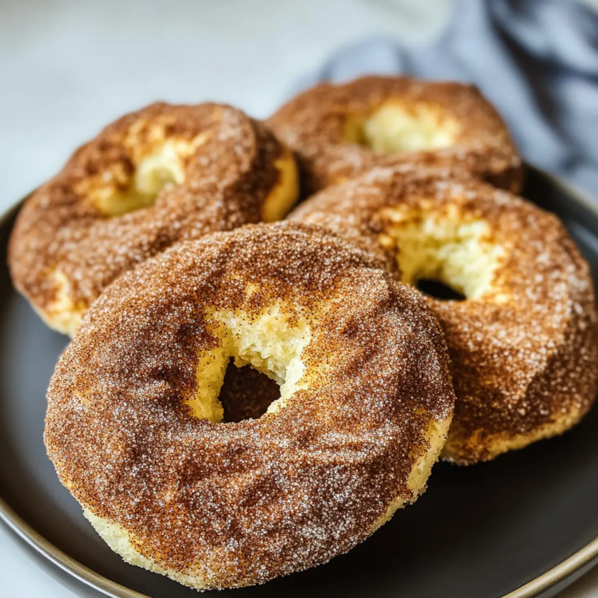 High-Protein Cinnamon Sugar Bagels