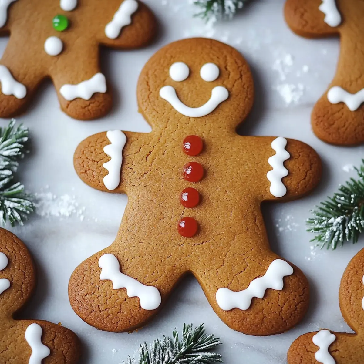 Soft & Chewy Gingerbread Men Cookies