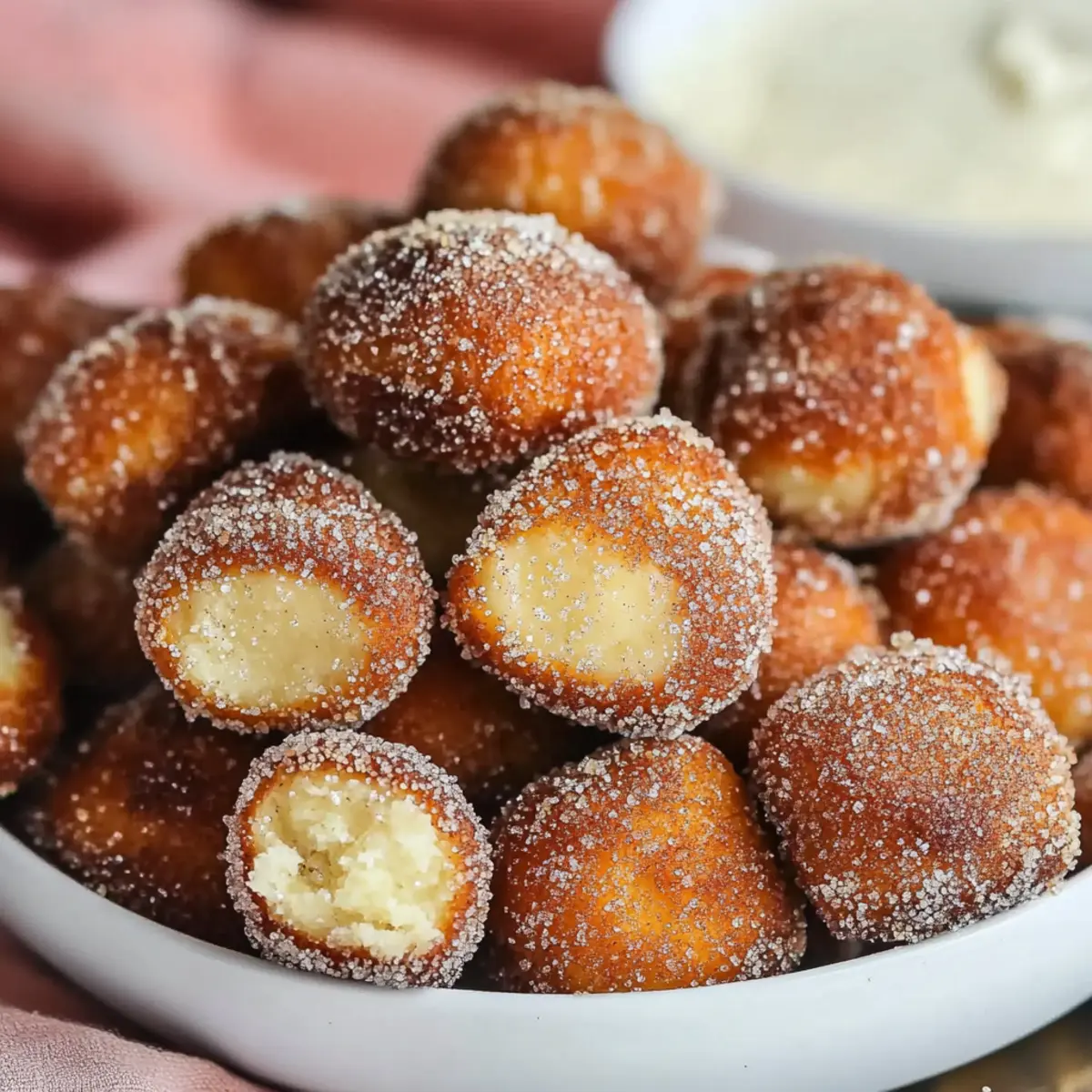 High-Protein Cinnamon Sugar Pretzel Bites