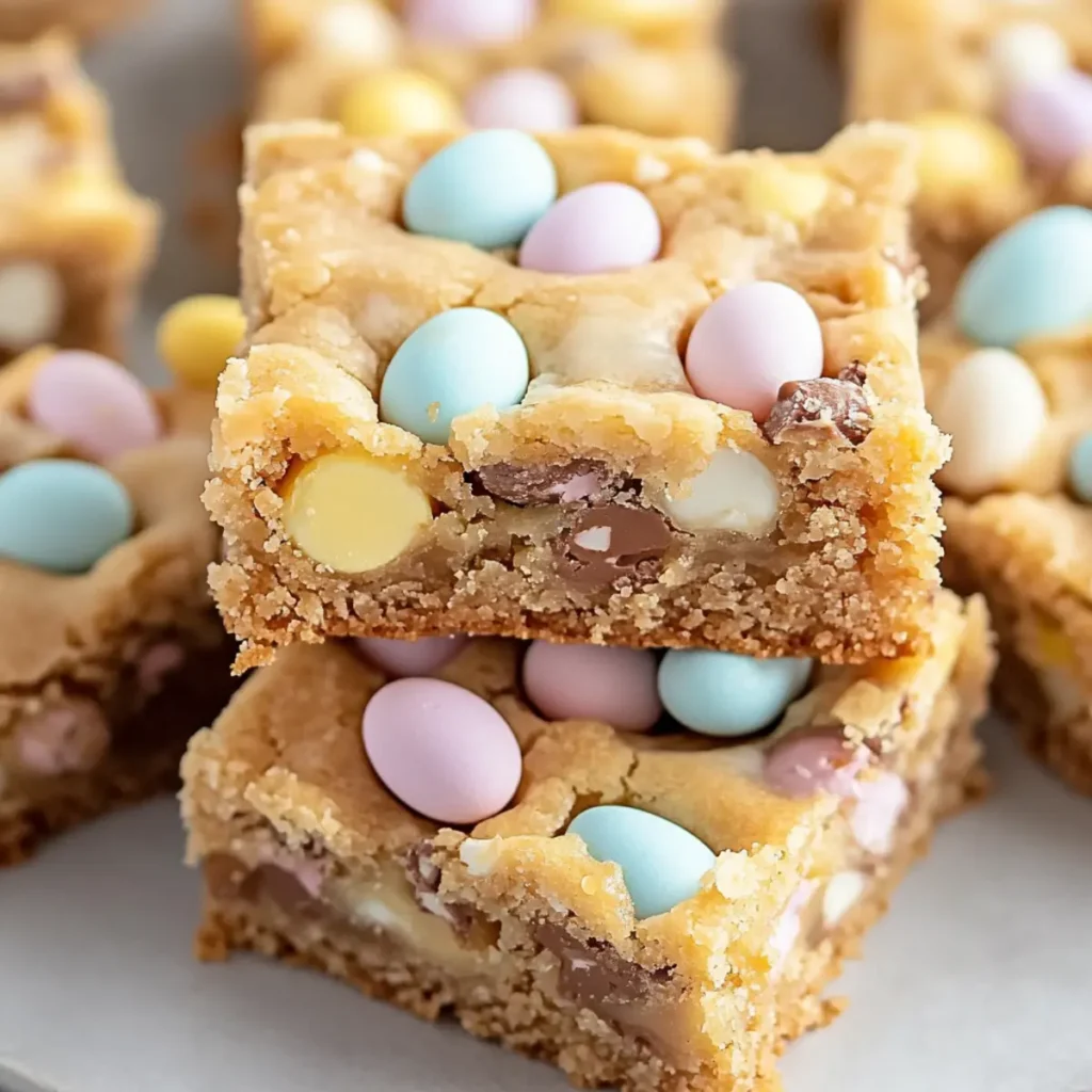 Mini Egg Cookie Bars
